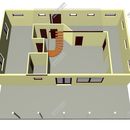 Проект одноэтажного дома с мансардным этажом «Снежная королева» из СИП панелей | фото, отзывы, цена