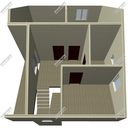 Проект одноэтажного дома с мансардным этажом «Аляска» из СИП панелей | фото, отзывы, цена