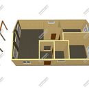 Проект одноэтажного дома Деканто из СИП панелей | фото, отзывы, цена