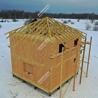 Дом в деревне Яковлево двухэтажный 98,0 м² из СИП панелей | фото, отзывы, цена