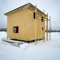 Дом в деревне Яковлево двухэтажный 98,0 м² из СИП панелей | фото, отзывы, цена