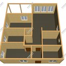 Проект одноэтажного дома «Лорен» из СИП панелей | фото, отзывы, цена