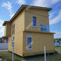Дом в деревне Новинское одноэтажный 107,4 м² из СИП панелей | фото, отзывы, цена