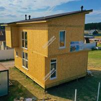 Дом в деревне Новинское одноэтажный 107,4 м² из СИП панелей | фото, отзывы, цена