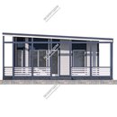 Проект одноэтажного дома «Цымбал» из СИП панелей | фото, отзывы, цена