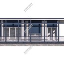 Проект одноэтажного дома «Цымбал» из СИП панелей | фото, отзывы, цена