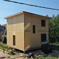 Дом в деревне Шаганино двухэтажный 93.2 м² из СИП панелей | фото, отзывы, цена