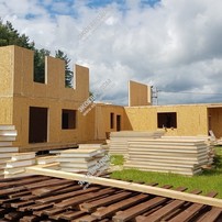 Дом двухэтажный 511.3 м² по проекту «Золотые сосны» из СИП панелей | фото, отзывы, цена