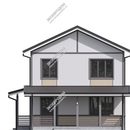 Проект двухэтажного дома «Сапфир» из СИП панелей | фото, отзывы, цена