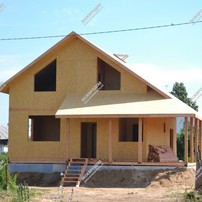 Дом в деревне Котляково Домодедовского района двухэтажный 215 м² из СИП панелей | фото, отзывы, цена