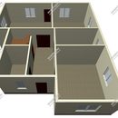 Проект одноэтажного дома с мансардным этажом Перспектива | фото, отзывы, цена