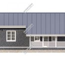 Проект одноэтажного дома «Лесные поляны» из СИП панелей | фото, отзывы, цена
