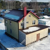 Дом в деревне Игнатово двухэтажный 144 м² из СИП панелей | фото, отзывы, цена