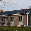 Проект одноэтажного дома Зеленый Берег из СИП панелей | фото, отзывы, цена