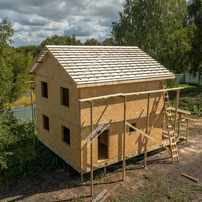 Дом в городе Щекино двухэтажный 130,2 м² из СИП панелей | фото, отзывы, цена