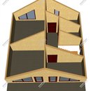 Проект одноэтажного дома с мансардным этажом «Мира» из СИП панелей | фото, отзывы, цена