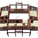 Проект двухэтажного дома с мансардным этажом «Титан» из СИП панелей | фото, отзывы, цена