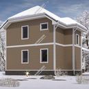 Проект двухэтажного дома «Макензи» из СИП панелей | фото, отзывы, цена