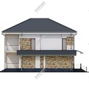 Проект двухэтажного дома «Саргон» из СИП панелей | фото, отзывы, цена