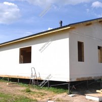 Дом в деревне Ивановское одноэтажный 112.5 м² из СИП панелей | фото, отзывы, цена