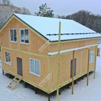 Дом в городе Осташков одноэтажный 190 м² из СИП панелей | фото, отзывы, цена