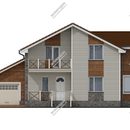 Проект двухэтажного дома «Вдохновение» из СИП панелей | фото, отзывы, цена