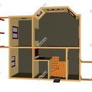 Проект одноэтажного дома с мансардным этажом «Навелла» из СИП панелей | фото, отзывы, цена