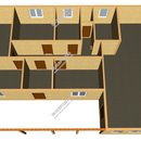 Проект одноэтажного дома «Кедрач» из СИП панелей | фото, отзывы, цена