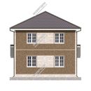 Проект двухэтажного дома «Римский» из СИП панелей | фото, отзывы, цена