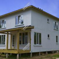 Дом в городе Балашиха двухэтажный 174,7 м² из СИП панелей | фото, отзывы, цена