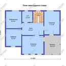 Проект одноэтажного дома с мансардным этажом Кэнти из СИП панелей | фото, отзывы, цена