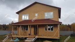 Дом в деревне Щековцево двухэтажный 200 м² | фото, отзывы, цена