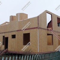 Дом в Одинцовском районе Московской области, деревне Агафоново двухэтажный 175,6 м² из СИП панелей | фото, отзывы, цена