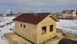 Дом в селе Марчуги одноэтажный 53,1 м² из СИП панелей | фото, отзывы, цена