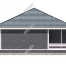 Проект одноэтажного дома «Корсика» из СИП панелей | фото, отзывы, цена