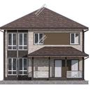 Проект двухэтажного дома «Эпоха» из СИП панелей | фото, отзывы, цена