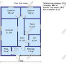 Проект одноэтажного дома «Лаконичный» из СИП панелей | фото, отзывы, цена