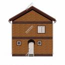 Проект двухэтажного дома «Дисна» из СИП панелей | фото, отзывы, цена