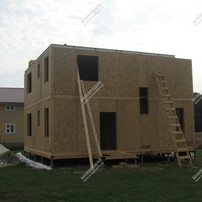 Дом в селе Дединово двухэтажный 155,8 м² из СИП панелей | фото, отзывы, цена