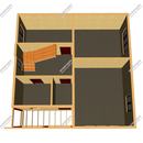 Проект одноэтажного дома с мансардным этажом «Меркурий» из СИП панелей | фото, отзывы, цена