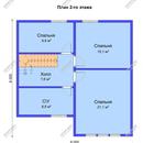 Проект одноэтажного дома с мансардным этажом «Меркурий» из СИП панелей | фото, отзывы, цена
