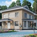 Проект двухэтажного дома «Гретта» из СИП панелей | фото, отзывы, цена