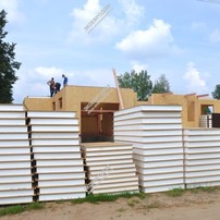 Дом в селе Оболенское двухэтажный 353,3 м² из СИП панелей | фото, отзывы, цена