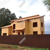 Дом в селе Оболенское двухэтажный 353,3 м² из СИП панелей | фото, отзывы, цена