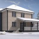 Проект двухэтажного дома «Редфорд» из СИП панелей | фото, отзывы, цена