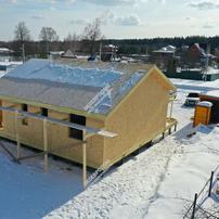Дом в деревне Хохлево одноэтажный 98,3 м² из СИП панелей | фото, отзывы, цена
