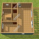 Проект одноэтажного дома с мансардным этажом «Изабелла» из СИП панелей | фото, отзывы, цена