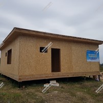 Дом в Парфентьево, одноэтажный 100,1 м² из СИП панелей | фото, отзывы, цена