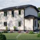 Проект двухэтажного дома Заволжье из СИП панелей | фото, отзывы, цена