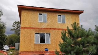  Дом в д. Рословлево Московской области двухэтажный 153 м² из СИП панелей | фото, отзывы, цена
